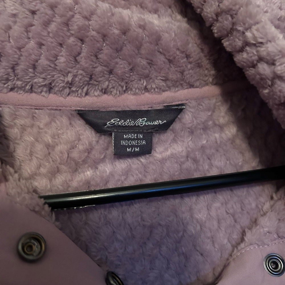 Women's Eddie Bauer Purple Sweater Medium - Picture 3 of 4